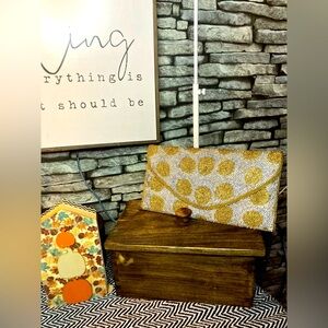 Very nice high quality beaded clutch